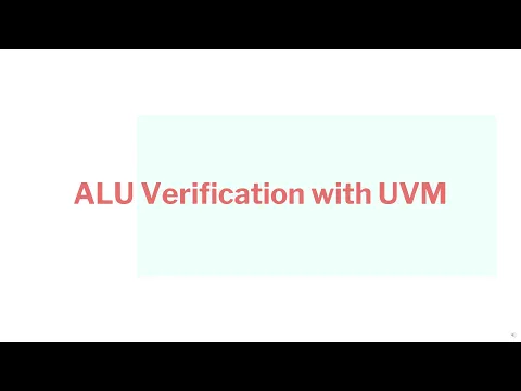 Download MP3 Simple UVM Testbench, from Spec to Testbench (ALU Verification with UVM)