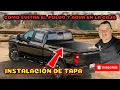 Como instalar la tapa a la caja evita el polvo y agua en tu equipaje