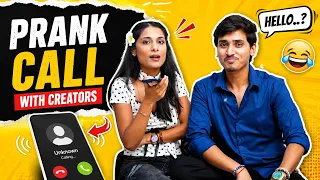 PRANK CALL WITH CREATORS🧐😜.                                      Edited by - Harish k 