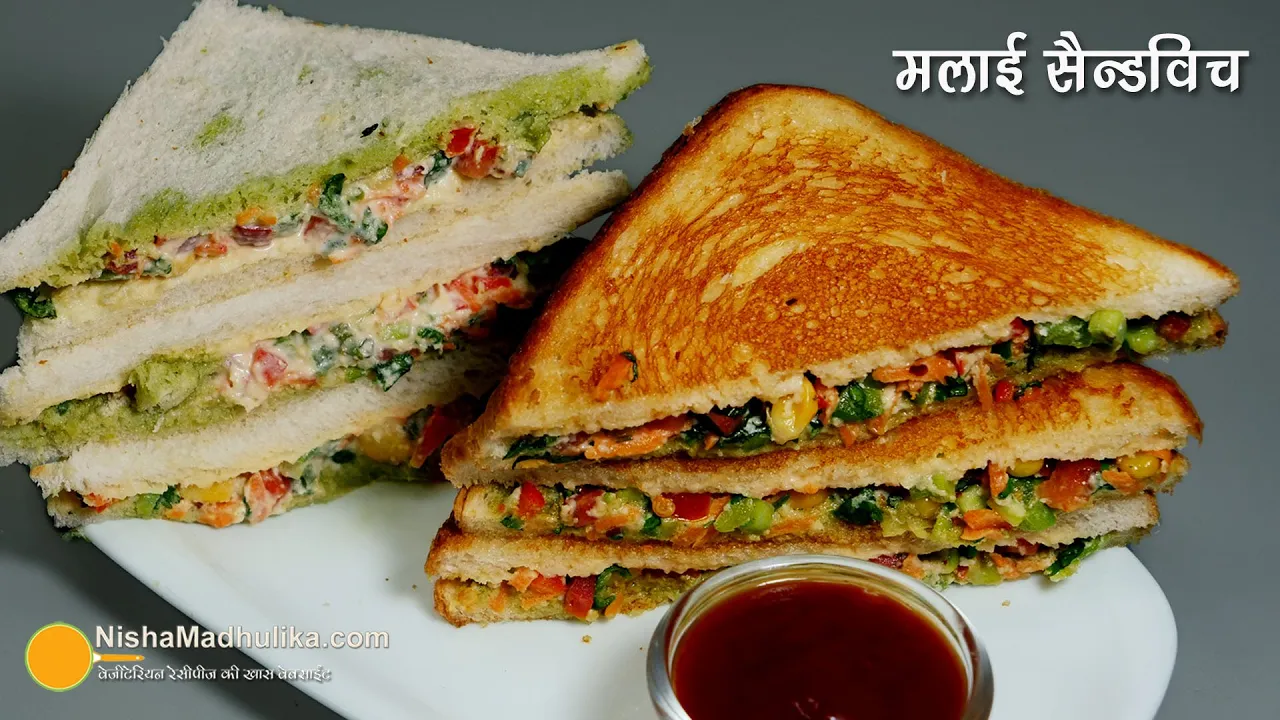    -      -    Creamy & Crunchy Malai Sandwich