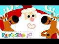 Lagu Up On The Housetop | Santa Song For Kids | Rhymington Square