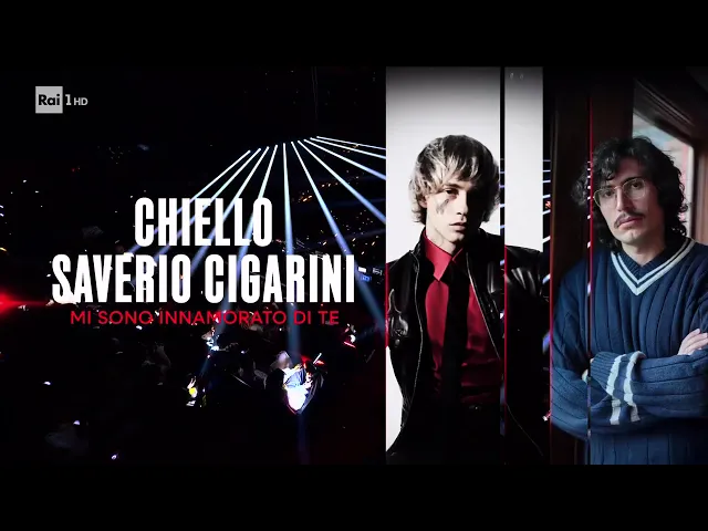 Sanremo 2026 - Chiello canta Mi sono innamorato di te con al pianoforte il Maestro Saverio Cigarini