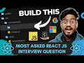 React JS Interview Questions File Explorer - Frontend Machine Coding Interview Experience