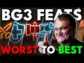 Every Baldur s Gate 3 Feat RANKED Worst to Best