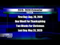 CCISD unanimously approves calendar for 2019-2020 school year