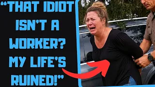 - Psycho Karen DESTROYS MY TRUCK For Disobeying Her It Gets WORSE