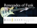 Lagu Renegades of Funk (Rage Against the Machine) - Bass Cover (With Tabs) by Leo Düzey