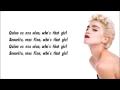 Download Lagu Madonna - Who's That Girl Karaoke / Instrumental with lyrics on screen