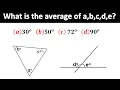 The SAT Math Trick Everyone Misses Average Angle Problem Explained