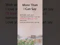Download Lagu More Than I Can Say | Leo Sayer