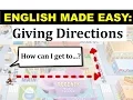 How to Give Directions English Lesson and Practice