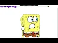 SpongeBob is a scardy cat