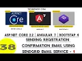 Angular 7 Asp Net Core - Sending Registration Confirmation Email Using SendGrid