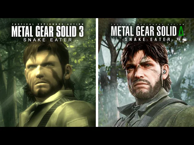 Metal Gear Solid Delta: Snake Eater vs Original - Side-By-Side Comparison