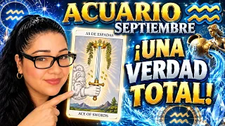 ACUARIO ♒️ ¡La Verdad Te Libera! SEPTIEMBRE Trae Éxito Total Y Un Deseo Concedido 💰✨ Tarot