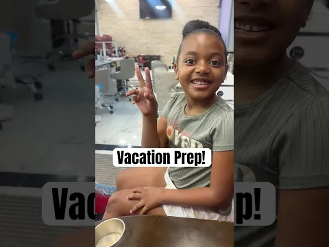 Emmys First Trip To The Salon | Vacation Prep