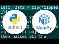 What is the inverse function of zip in python