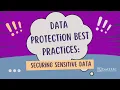 Data Protection Best Practices Securing Sensitive Data How to Secure Sensitive Data TandT LLC