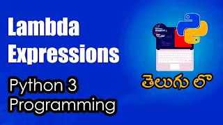 What are Lambda Expressions Python Tutorials Python for Data Science Telugu