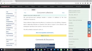 Explain concurrent collection API javapedia net