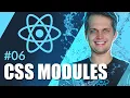 React Course Integrating CSS into React CSS modules -