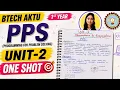 PPS Unit-2 One Shot Programming for Problem Solving BTech 1st Year AKTU