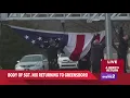 Flag going up ahead of Sgt Nix return to Greensboro