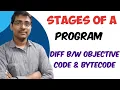 STAGES OF A PROGRAM COMPILATION EXECUTION DIFFERENCE BETWEEN OBJECTIVE CODE AND BYTECODE