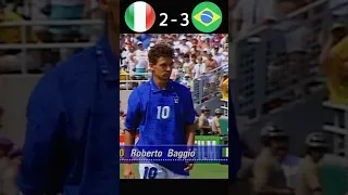 Italy Vs Brazil Baggio S Miss Brazil S Fourth World Cup Title WC 1994 Final 