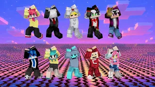 ĐIỆU NHẢY NỔI TIẾNG TRÊN NỀN NHẠC TIK TOK SIU CUỐN CÙNG CÁC YOUTUBER MINECRAFT