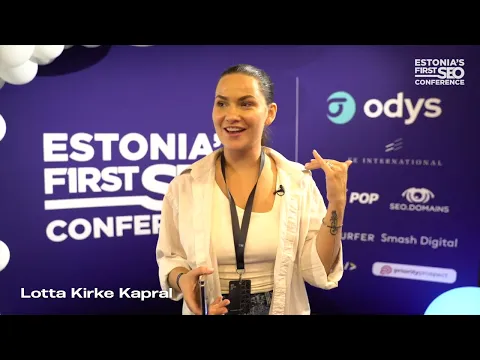SEO Estonia 2023 Feedback - Lotta Kirke Kapral