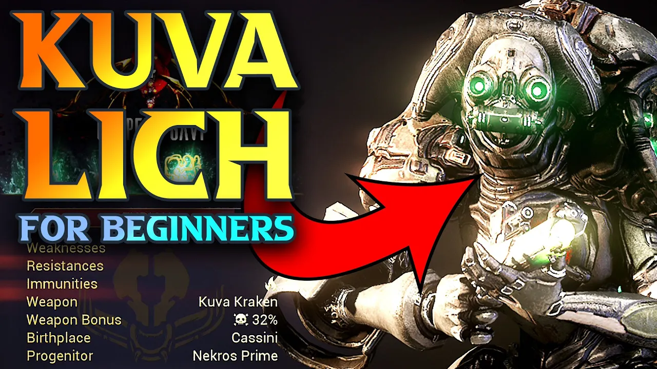 Outline Video Warframe Kuva Lich Guide For BEGINNERS Guide 2024 Series