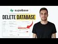 How to Delete Database in Supabase Quick Guide