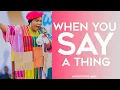 Download Lagu Mercy Chinwo - When You Say A Thing Lyrics (Official Video)