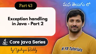 Exception Handling in Java Part 2 Try-With-Resources Custom Exceptions Core Java