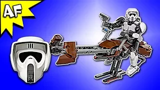 Lego Star Wars Scout Trooper & Speeder Bike Buildable Figure 75532 Speed Build
