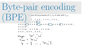Byte-pair encoding BPE NLP817 2 6