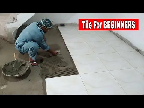 Download MP3 How To Lay Tile A Floor - Techniques Install Ceramic Tiles Bedroom -80×80cm Big Ceramic Tiles