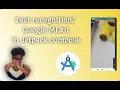 Text recognition Google MLKit in Jetpack Composer Android stuido