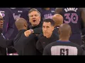 Lagu Chris Finch absolutely loses his mind at ref and has to be held back after ejected 😳