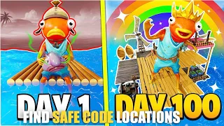 BILLIONAIRE RAFT TYCOON MAP FORTNITE CREATIVE - FIND SAFE CODE LOCATIONS
