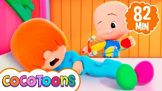 10 ovos na cama 🥚 e mais músicas infantis em português com Cleo e Cuquin | Cocotoons Brasil