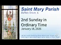 St Mary Parish Mass OT 2 Jan 18 2026
