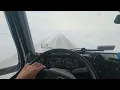 I-80 Elk Mountain Wyoming Snow Hazardous road conditions
