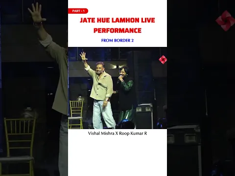Jaate Hue Lamhon Live Performance | Vishal Mishra X Roop Kumar Rathod | Sunil Shetty | Ahaan Shetty