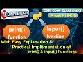 How to use print Function in Python input Function in Python Python for beginners