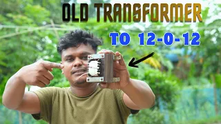 How to Make a Center Tapped Transformer from Old Stabilizer Transformer