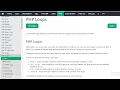 PHP loops Introduction in w3schools