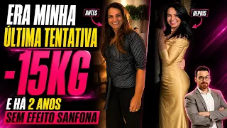 Ela conseguiu emagrecer 15Kg de forma natural na última tentativa