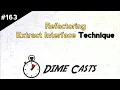 Refactoring Extract Interface Technique